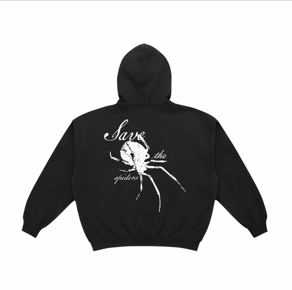 SAVE THE SPIDERS HEAVYWEIGHT HOODIE